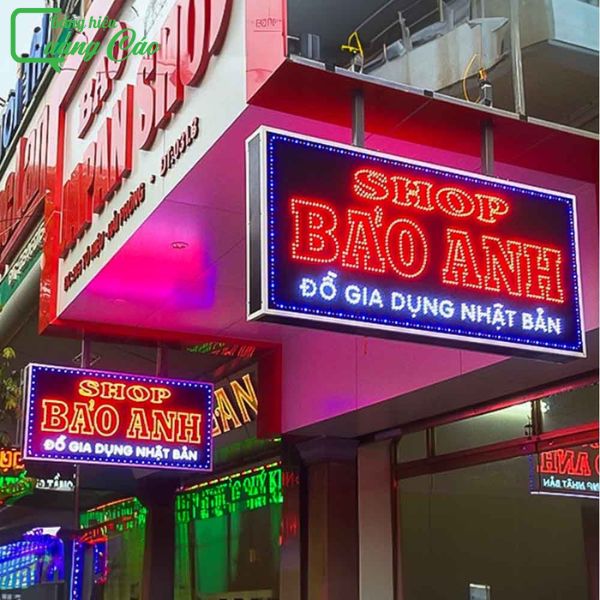 Biển vẫy vuông đồ gia dụng Bảo Anh
