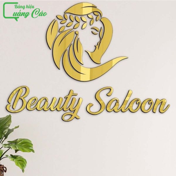 Chữ nổi aly Beauty Saloon