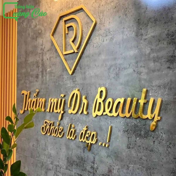 Chữ nổi alu thẩm mỹ Dr Beauty