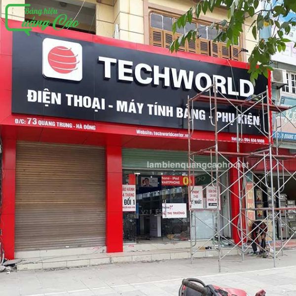 Chữ nổi alu Techworld
