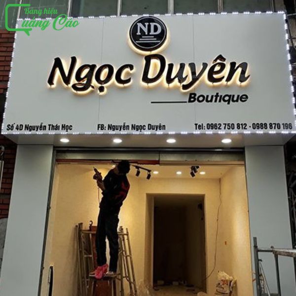 Chữ nổi alu Ngọc Duyên