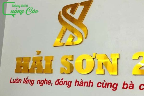 Chữ nổi alu nguyên khối Hải Sơn