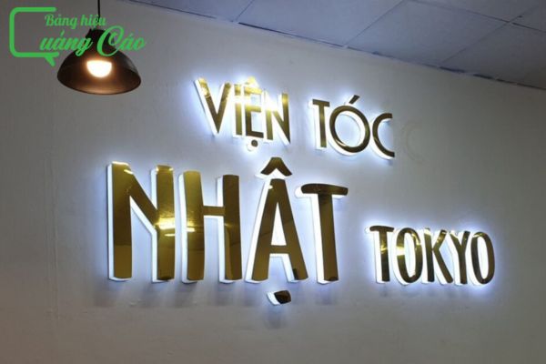Chữ nổi alu hợp mặt mica Nhật Tokyo