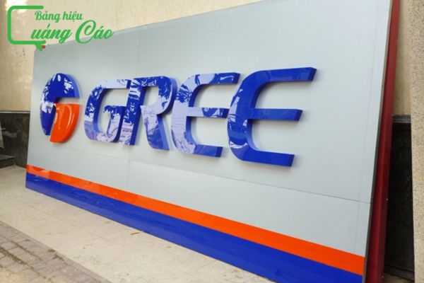 Chữ nổi mica 3D Gree