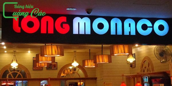 Chữ nổi mica đèn LED Long Monaco
