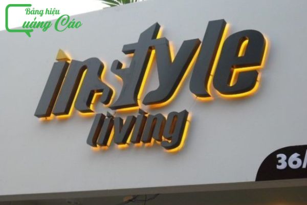 Chữ nổi mica đèn LED Instyle