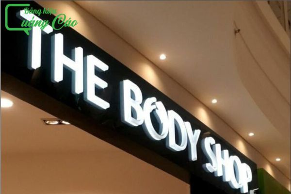 Chữ nổi mica đèn LED The Baby Shop