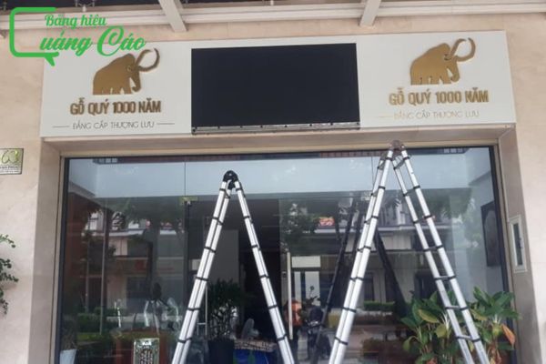Thay đổi thông tin bảng hiệu Gỗ quý