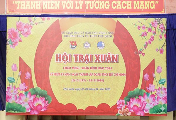 Mẫu backdrop hội trại Xu&acirc;n