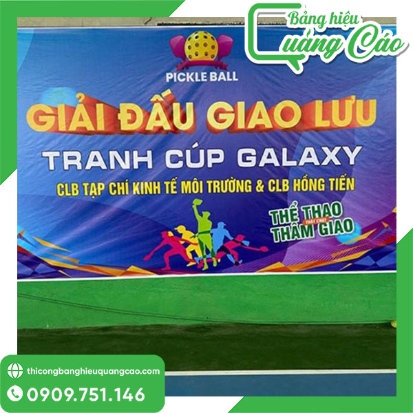 Backdrop pickleball chuyên nghiệp