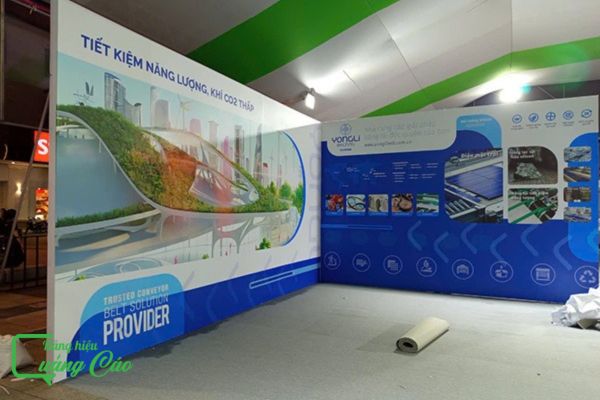 Backdrop gian hàng hội chợ chuyên nghiệp