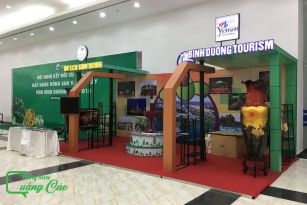 Backdrop gian hàng hội chơ Bình Dương Tourism