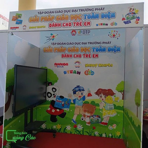 Backdrop gian hàng hội chợ tại Hồ Chí Minh