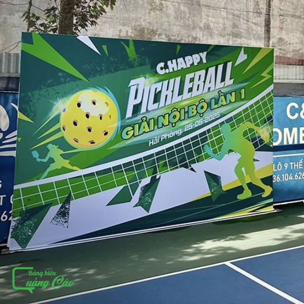 Backdrop pickleball giải nội bộ I
