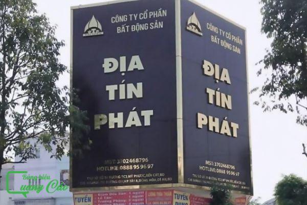 Bảng hiệu bất động sản Địa Tín Phát