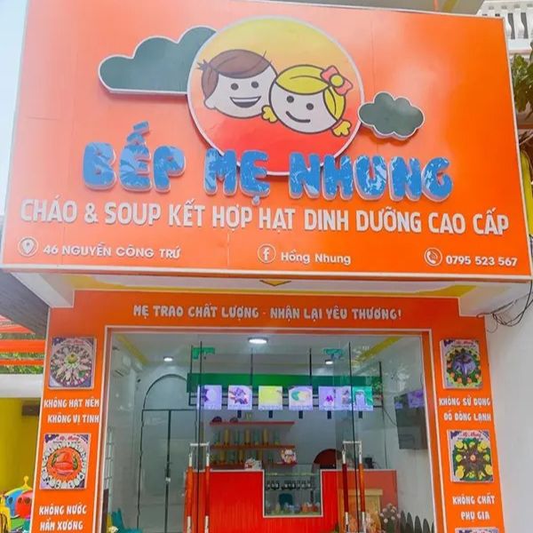 Bảng hiệu cháo dinh dưỡng chữ nổi chuyên nghiệp