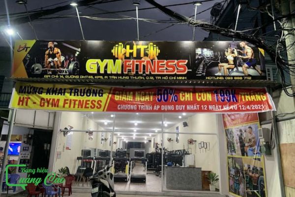 Bảng hiệu gym bạt hiflex HT 