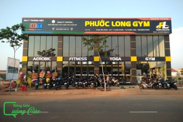 Bảng hiệu gym Phước Long
