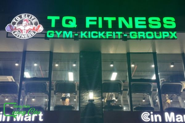 Bảng hiệu gym TQ Fitness