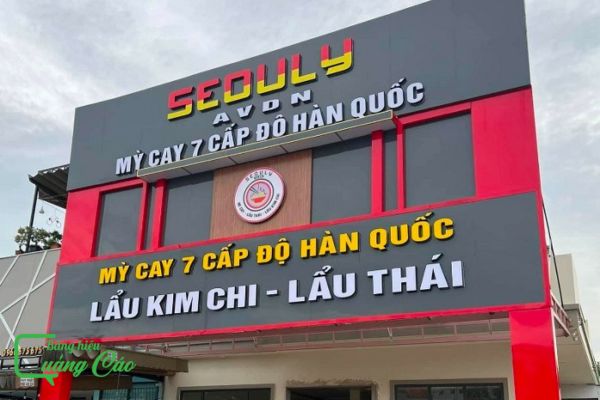 Bảng hiệu mì cau Seouly 7 cấp độ Hàn Quốc