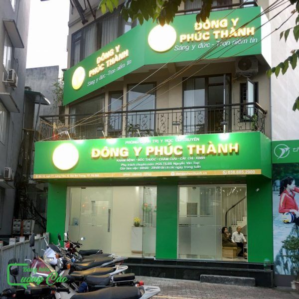 Bảng hiệu phòng khám y học cổ truyền đèn LED Phúc Thành
