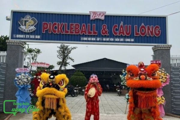 Khai trương bảng hiệu picklaball ở Long An