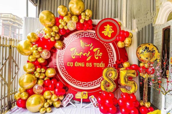 Đơn vị thi công backdrop mừng thọ tại TP.HCM