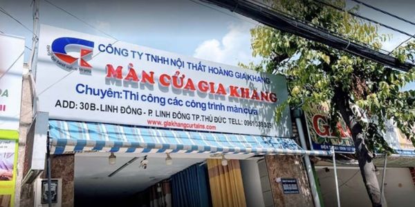 Bảng hiệu màn cửa Gia Khang