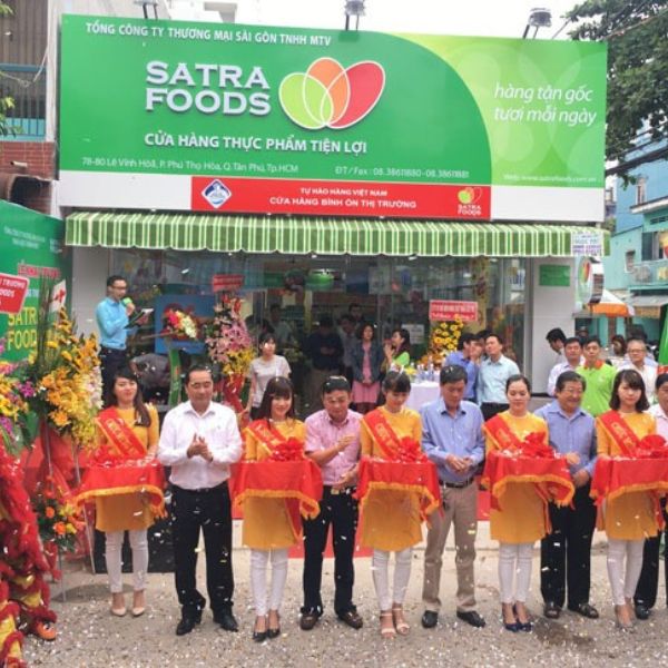 Thi công bảng hiệu cửa hàng thực phẩm tại TPHCM