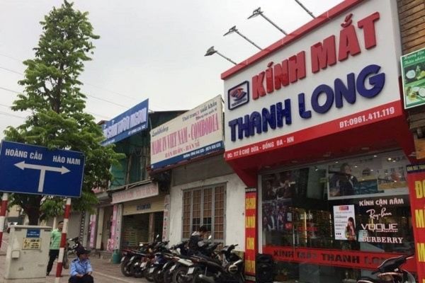 Bảng hiệu mắt kính Thanh Long
