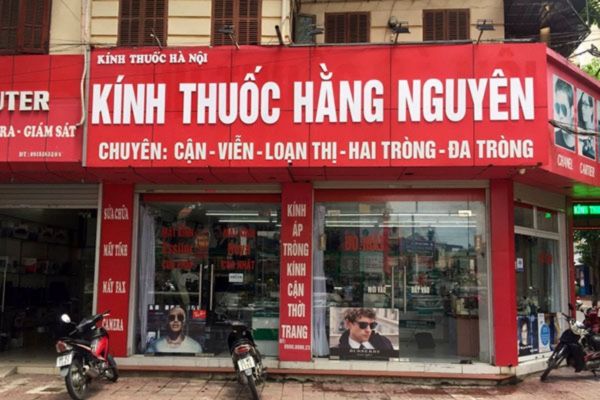 Bảng hiệu mắt kính Hằng Nguyên