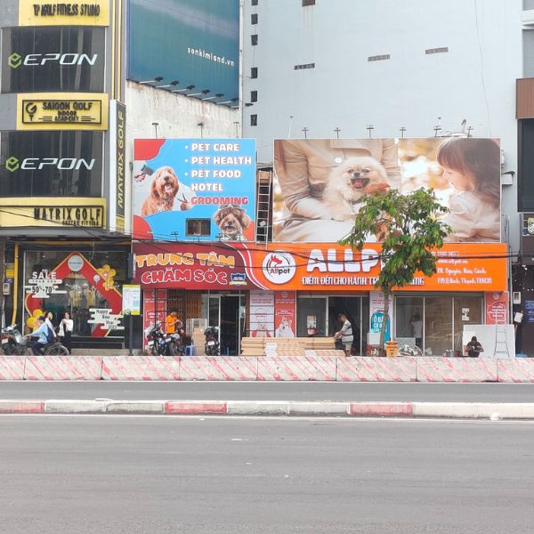 Thi công bảng hiệu pet shop thú cưng ở TPHCM