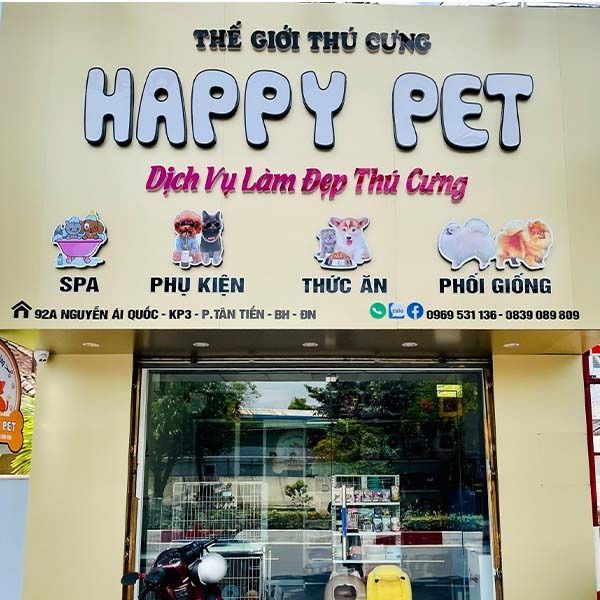 Bảng hiệu dịch vụ làm đẹp cho pet shop