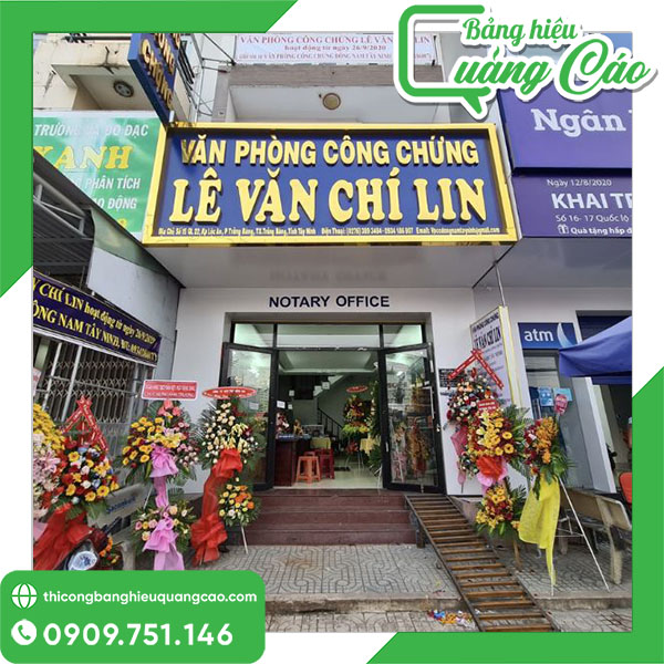 Bảng hiệu văn phòng công chứng chuyên nghiệp