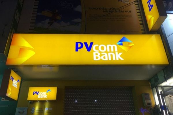 Biển hộp đèn 3M ngân hàng PV