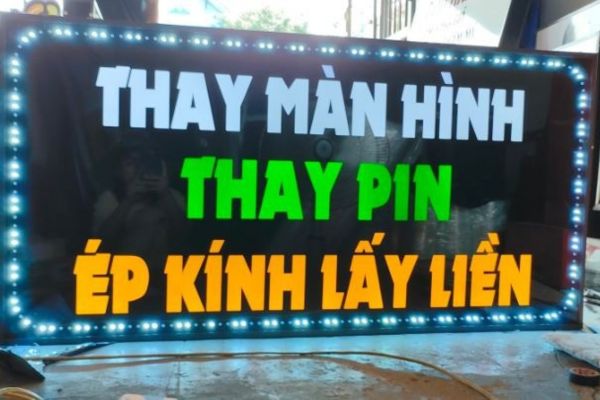 Biển vẫy led cửa hàng điện thoại 3 màu