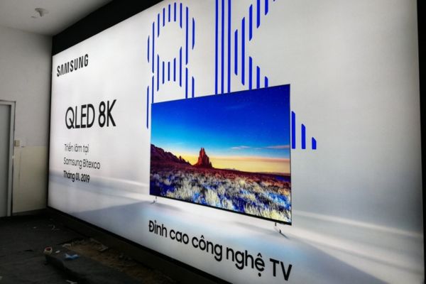 Biển hộp đèn LED siêu mỏng SamSung 8K