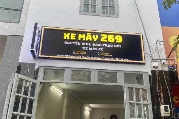 Bảng hiệu hộp đèn Xe máy 269