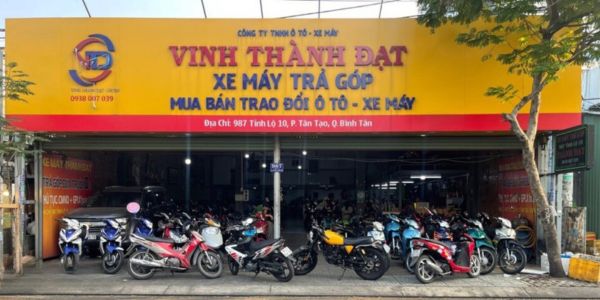L&agrave;m bảng hiệu cửa h&agrave;ng xe m&aacute;y tại quận B&igrave;nh T&acirc;n