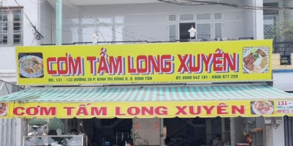 L&agrave;m bảng hiệu quận B&igrave;nh T&acirc;n in bạt Hiflex gi&aacute; rẻ