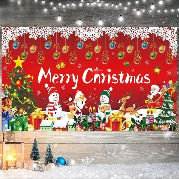 File thiết kế mẫu backdrop giáng sinh