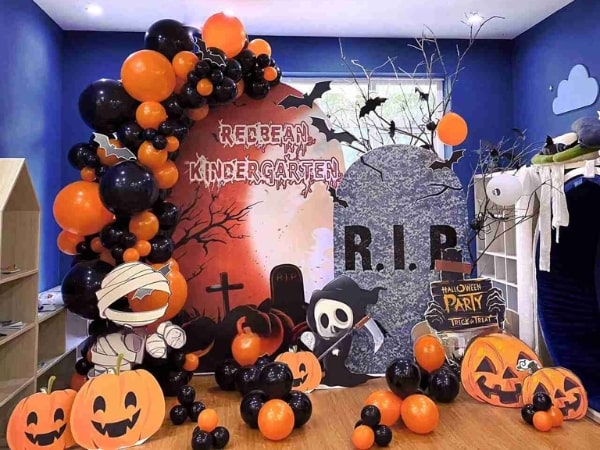 Mẫu thiết kế backdrop Halloween tại nhà