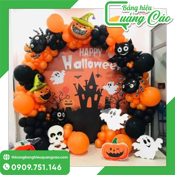 Mẫu backdrop Halloween đẹp, sáng tạo