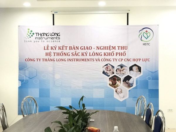 Backdrop lễ ký kết bàn giao nhiệm vụ
