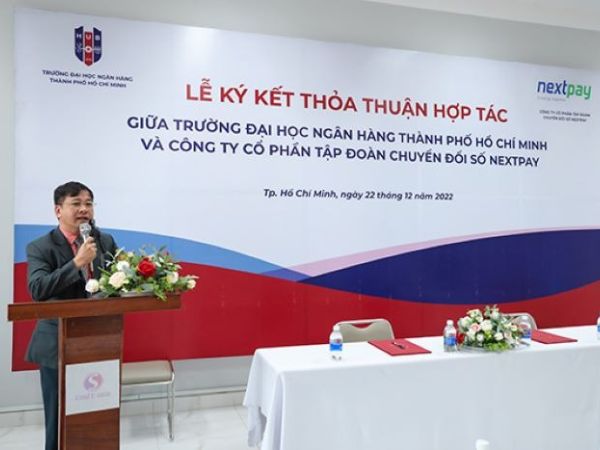 Backdrop lễ ký kết thỏa thuận hợp tác