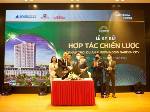 Backdrop lễ ký kết dự án Furowindown Garden City