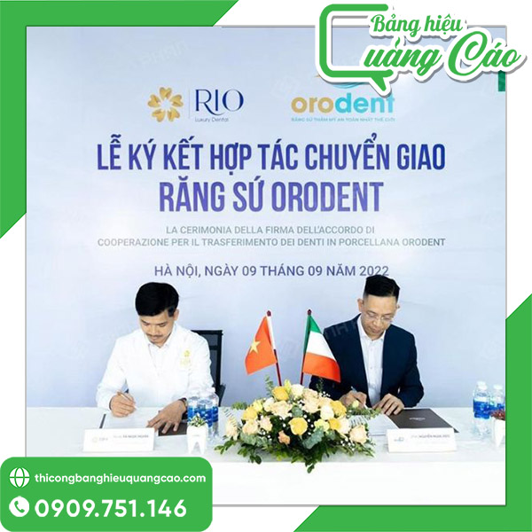backdrop lễ ký kết sang trọng, đẹp