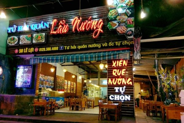 Thi công bảng hiệu quán lẩu nướng tại TPHCM