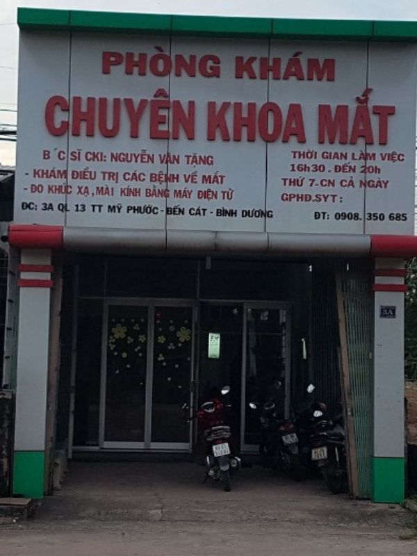 Thi công bảng hiệu phòng khám mắt tại hcm