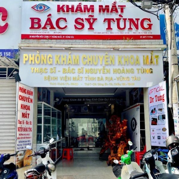 Bảng hiệu phòng khám mắt Bs. Tùng